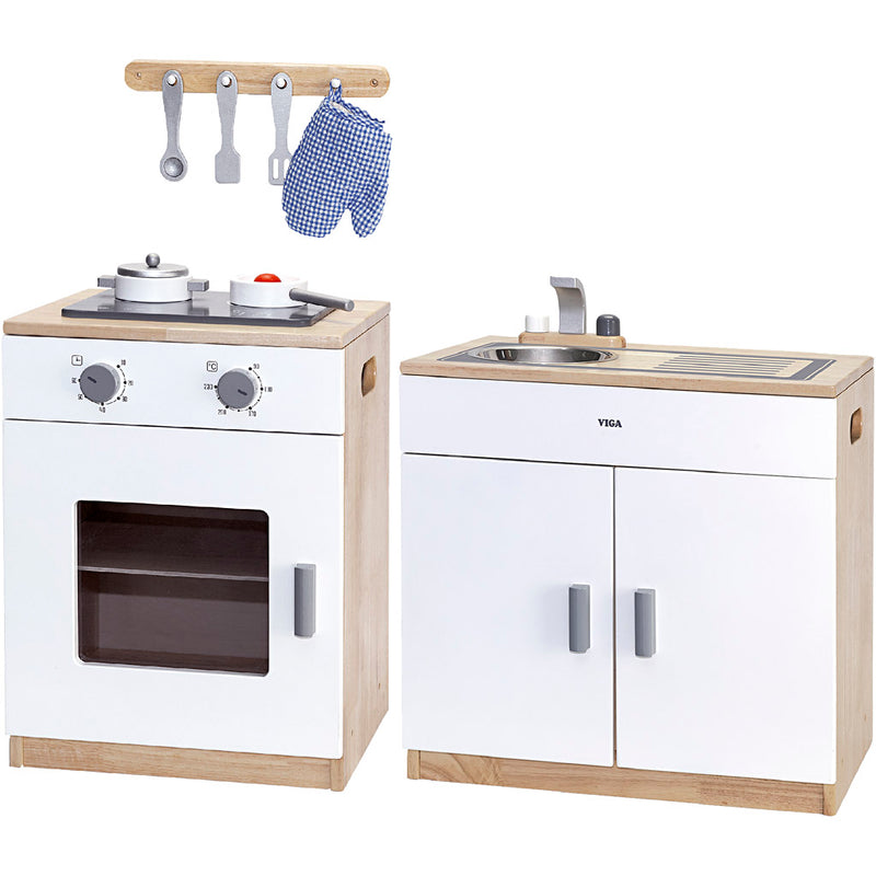 Afbeelding laden in galerijviewer, Https: www.cchobby.nl viga-fornuis-en-spoelbak-h-55-cm-d-36-b-40x65-cm-2-onderdelen-1-set