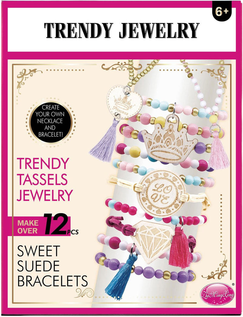 Load image into Gallery viewer, Lobbes speelgoed bv trendy juwelenset sweet suede bracelets