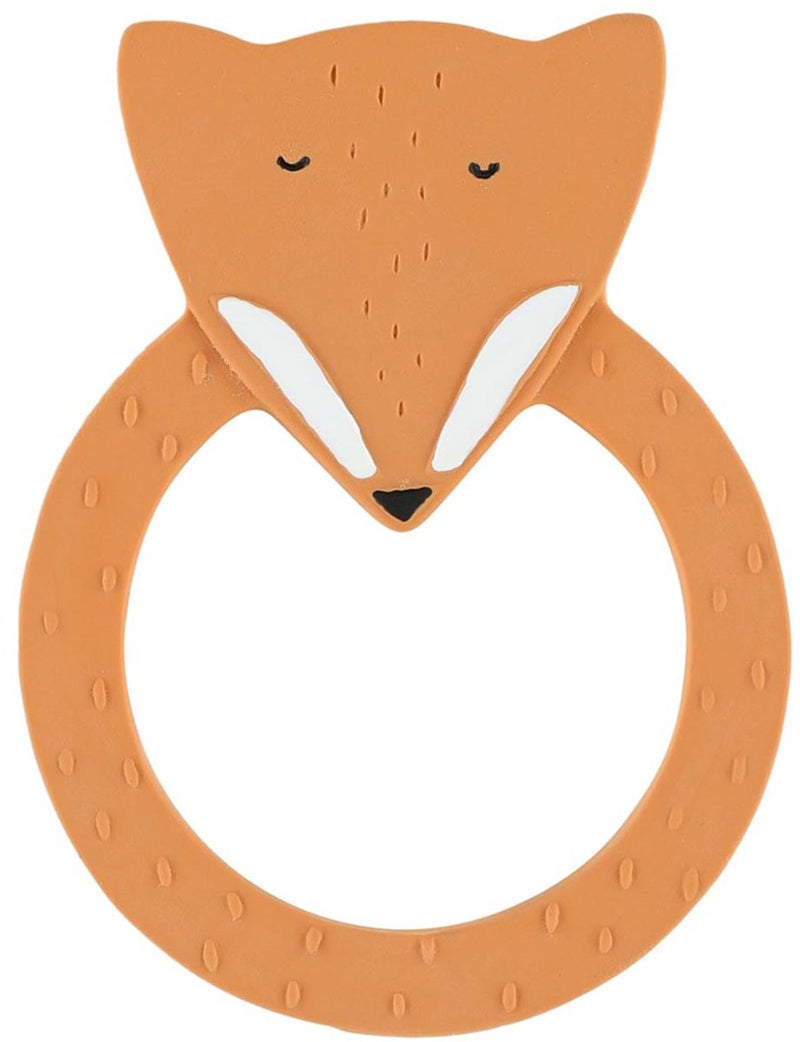 Afbeelding laden in galerijviewer, Trixie natuurlijk rubber ronde bijtring - mr. fox