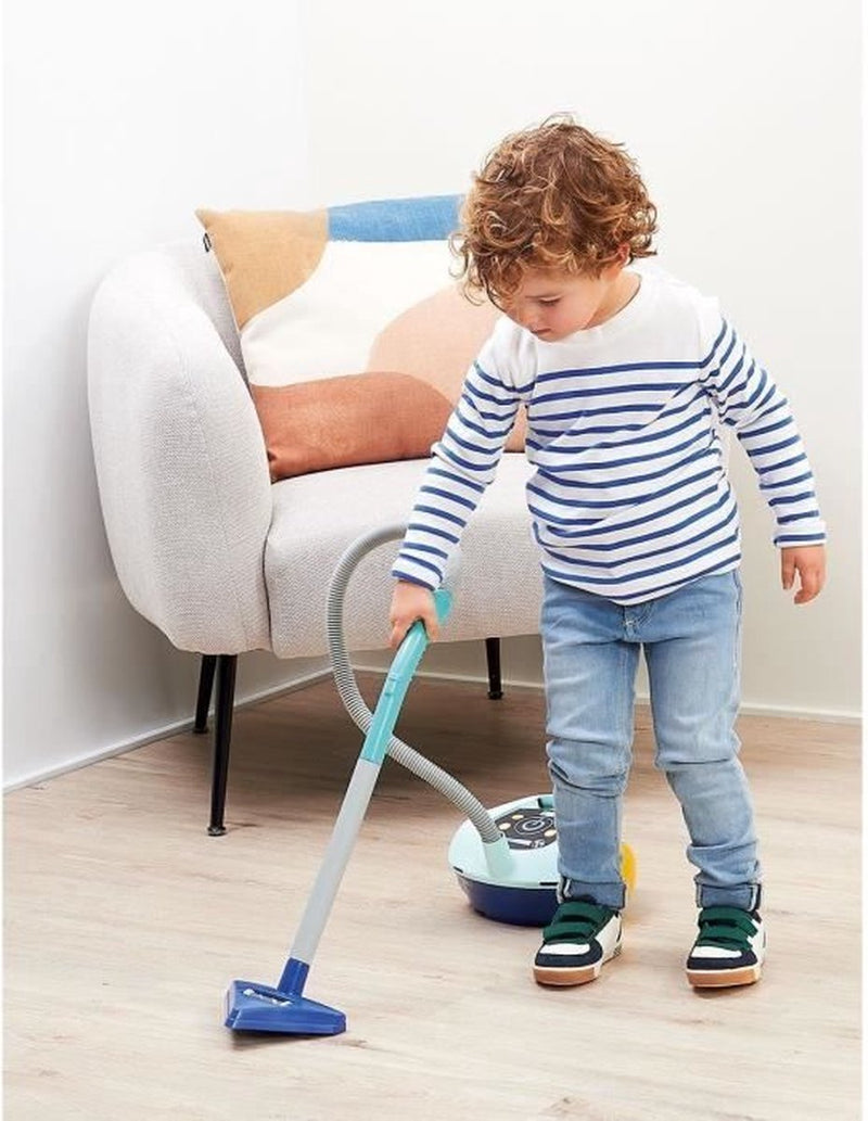 Afbeelding laden in galerijviewer, Écoiffier ecoiffier clean home speelgoed stofzuiger blauw
