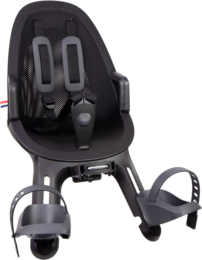 Afbeelding laden in galerijviewer, Qibbel voorzitje air incl. adapter 1? ge�nt. kabels zwart