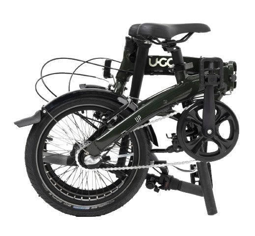 Load image into Gallery viewer, Ugo vouwfiets u-go dare i3 - 16 inch - nexus 3 speed - v brake - moss green