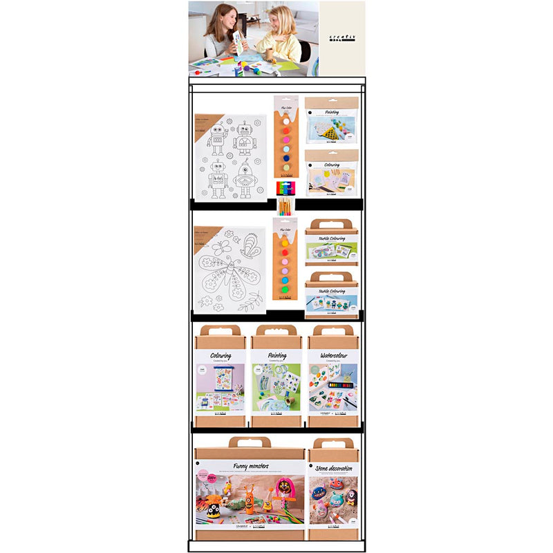 Afbeelding laden in galerijviewer, Https: www.cchobby.nl vloerdisplay-gemonteerd-category-decoratie-en-kunst-voor-kinderen-h-1580-mm-l-600-mm-b-400-mm-104-eenh-1-stuk