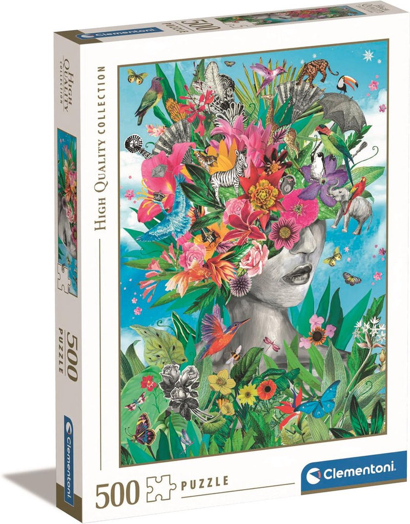 Load image into Gallery viewer, Clementoni legpuzzel head in the jungle, 500st.