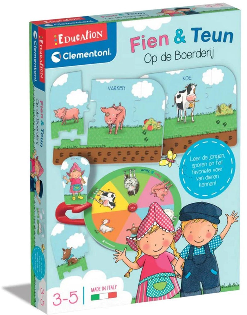 Afbeelding laden in galerijviewer, Clementoni fien teun boerderij educatief spel