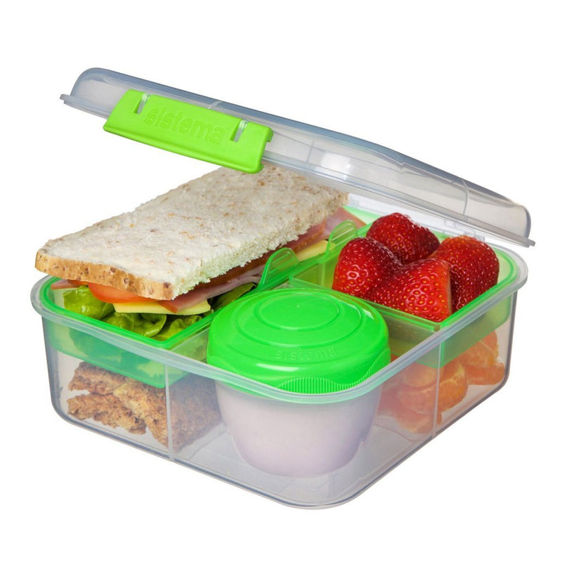 Afbeelding laden in galerijviewer, Sistema Sistema To Go Bento Cube Limegroen