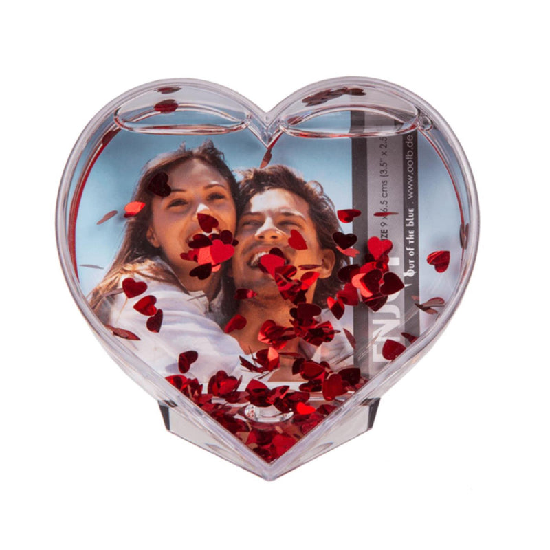 Load image into Gallery viewer, Ootb 3d-acryl glitterhart waterbol voor foto