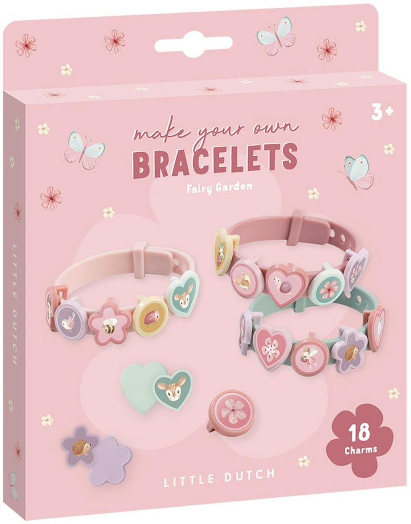 Afbeelding laden in galerijviewer, Little dutch zelf schuif armbandjes maken fairy garden- knutselset cadeautip speelgoed