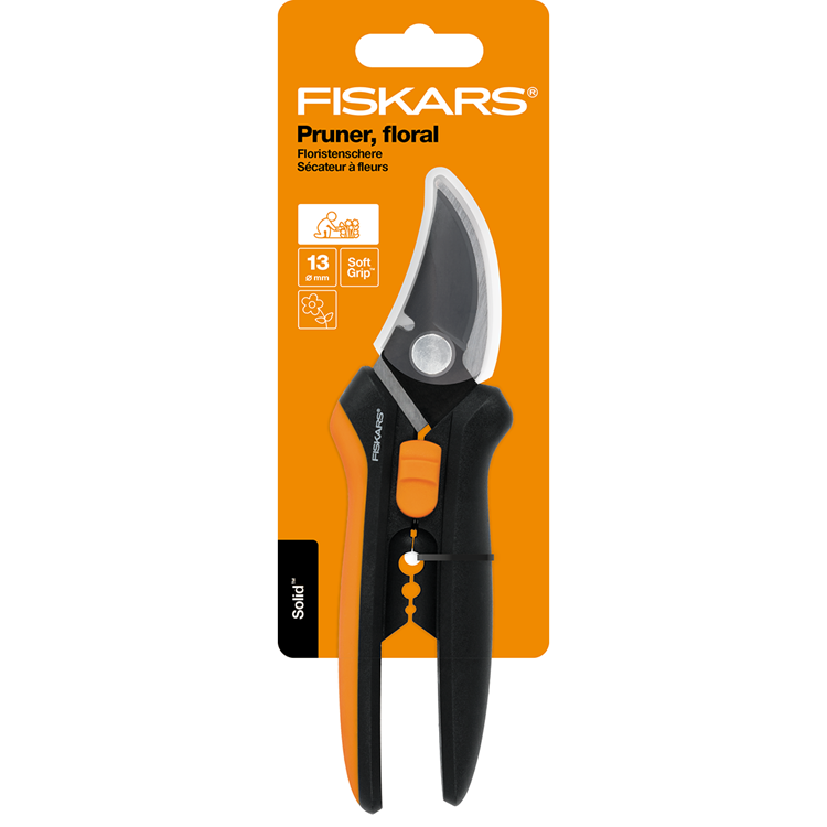 Load image into Gallery viewer, Fiskars sp14 solid snip bloemenschaar