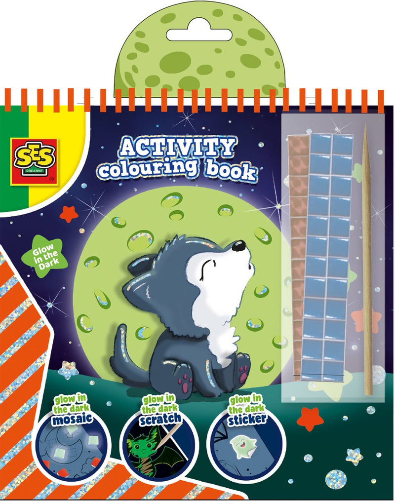 Load image into Gallery viewer, Ses creative ses doe kleurboek glow in the dark 3in1