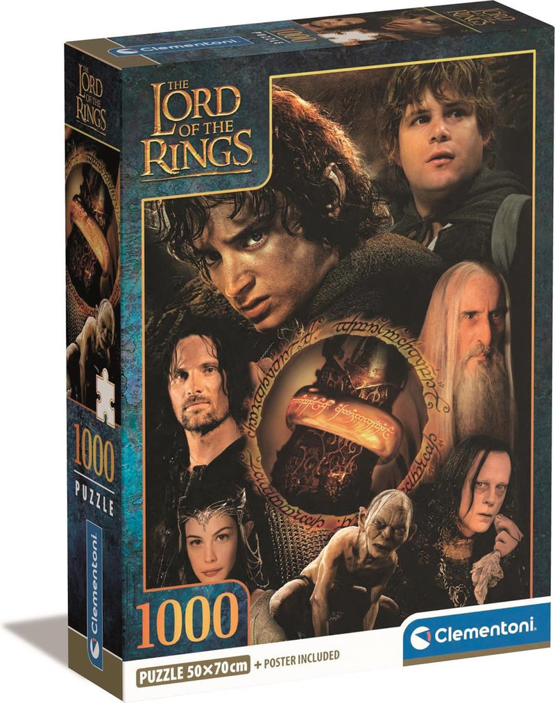 Load image into Gallery viewer, Clementoni legpuzzel the lord of the rings - 1000st.