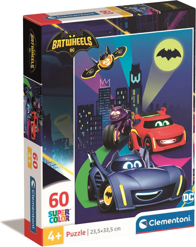 Load image into Gallery viewer, Clementoni legpuzzel super color batwheels, 60st.
