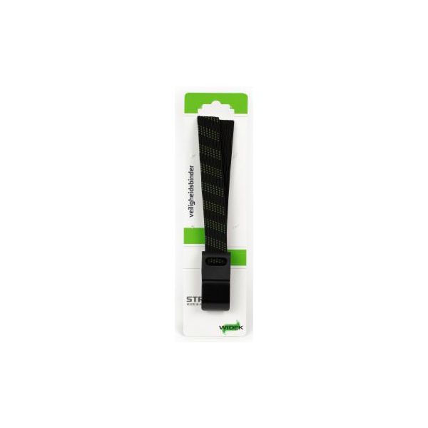 Load image into Gallery viewer, Qibbel widek veiligheidsbinder suv stalen haak 54cm zwart groen