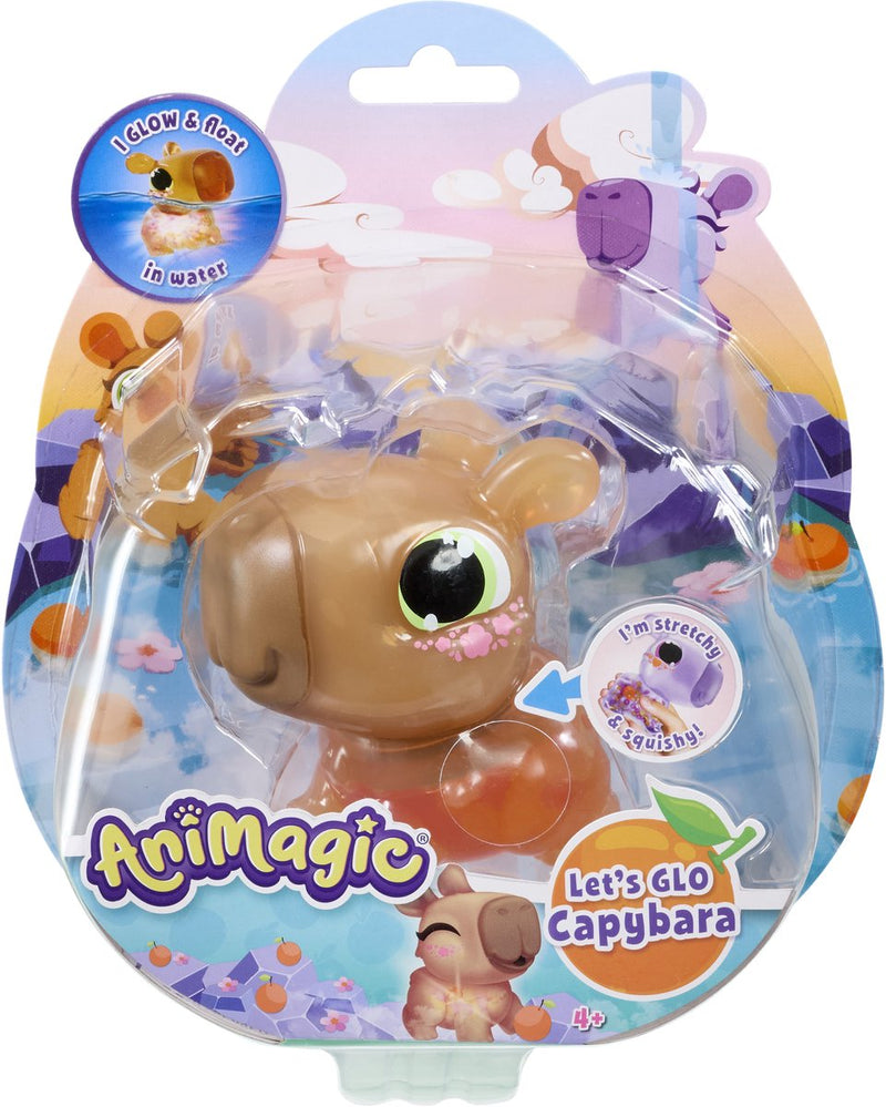 Load image into Gallery viewer, Goliath animagic let's glo capybara brown - speelfiguur - lichtgevende capybara