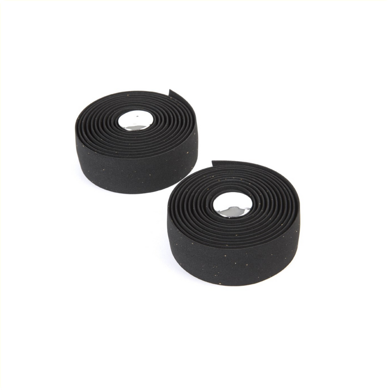 Load image into Gallery viewer, Velo handvat stuurtape gel, zwart met kurkprint