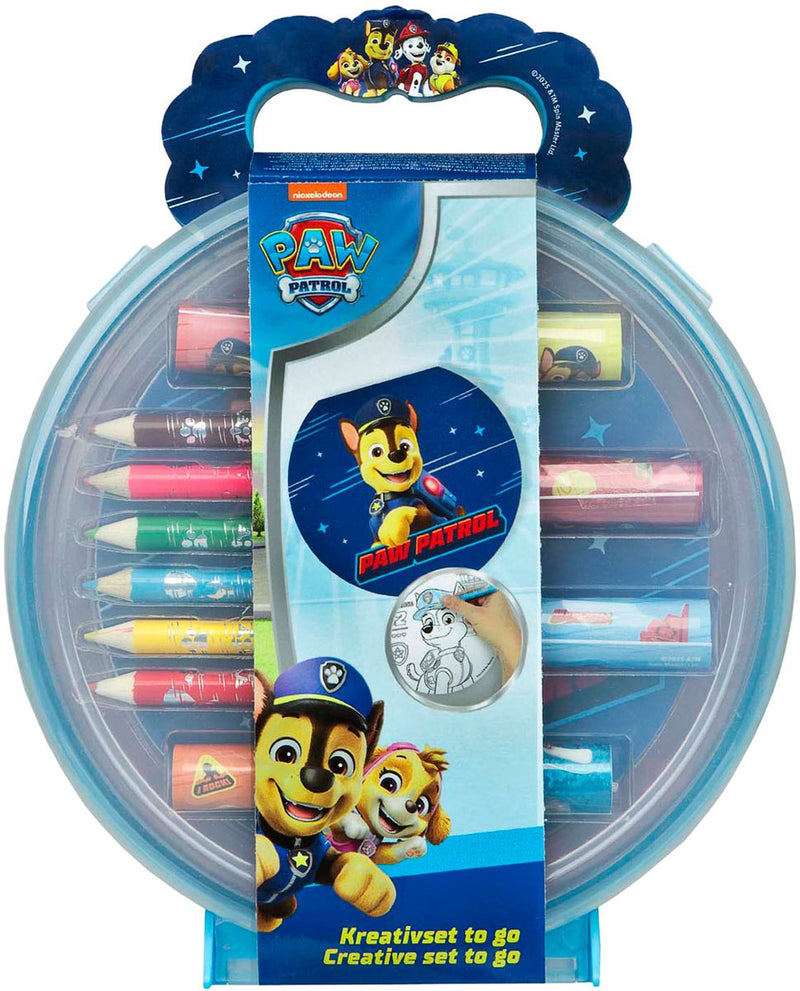Load image into Gallery viewer, Undercover paw patrol creatieve knutselset in draagkoffer voor kinderen.