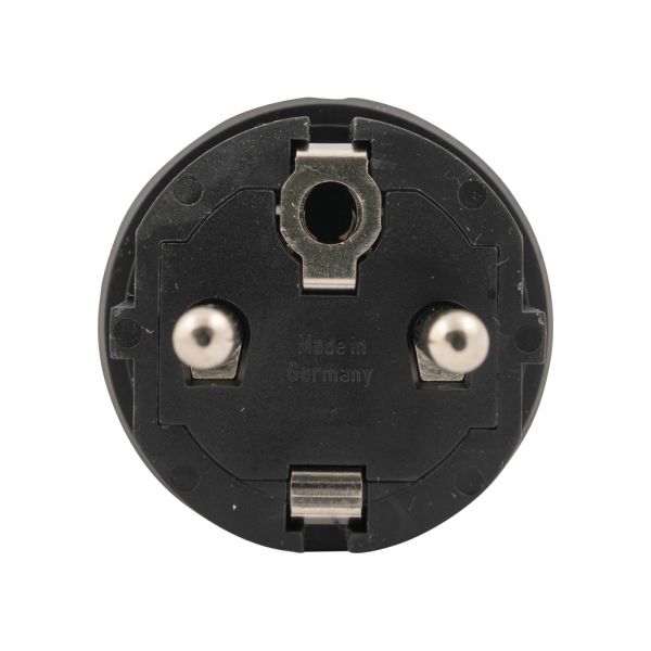 Load image into Gallery viewer, Stekker zwart + ra 16 amp.
