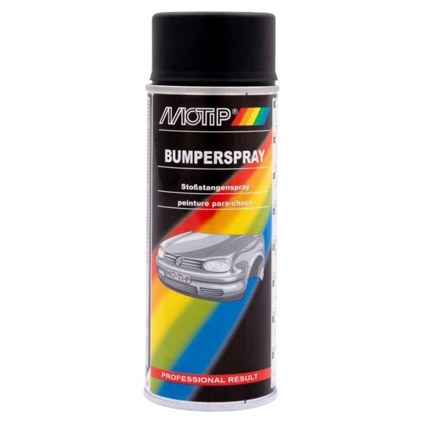 Load image into Gallery viewer, Motip spuitbus 400ml bumperspray zwart