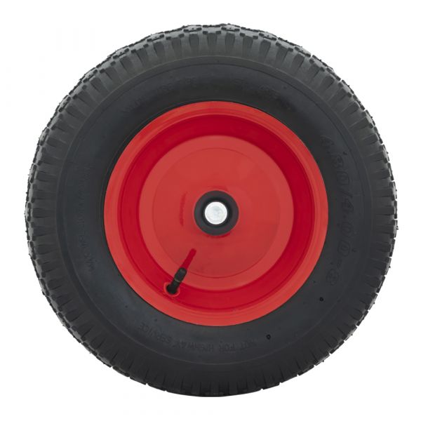 Load image into Gallery viewer, Kruiwagenwiel lucht 400x8 metalen velg