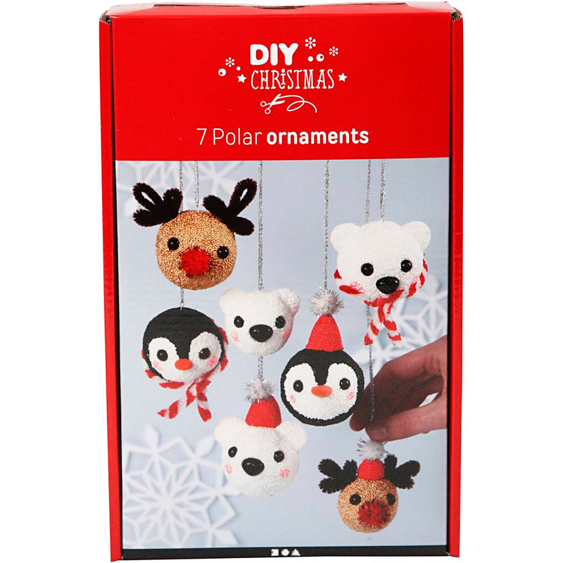 Load image into Gallery viewer, Foam clay hobbyset kersthangers boetseren