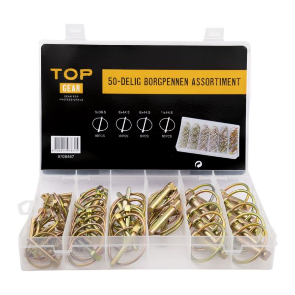 Load image into Gallery viewer, Topgear borgpennenassortiment 50-delig