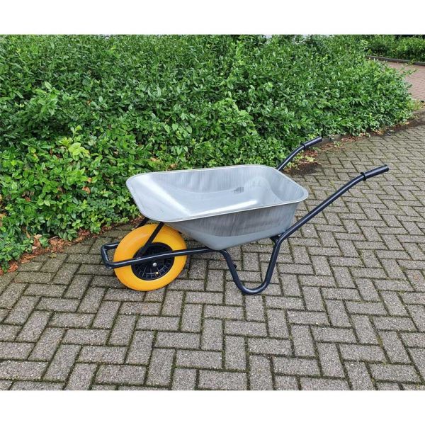 Afbeelding laden in galerijviewer, Kruiwagen gegalv bak anti-lek 85 liter