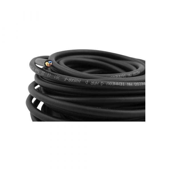Load image into Gallery viewer, Neopreen kabel 3x1.0 zwart 10 meter