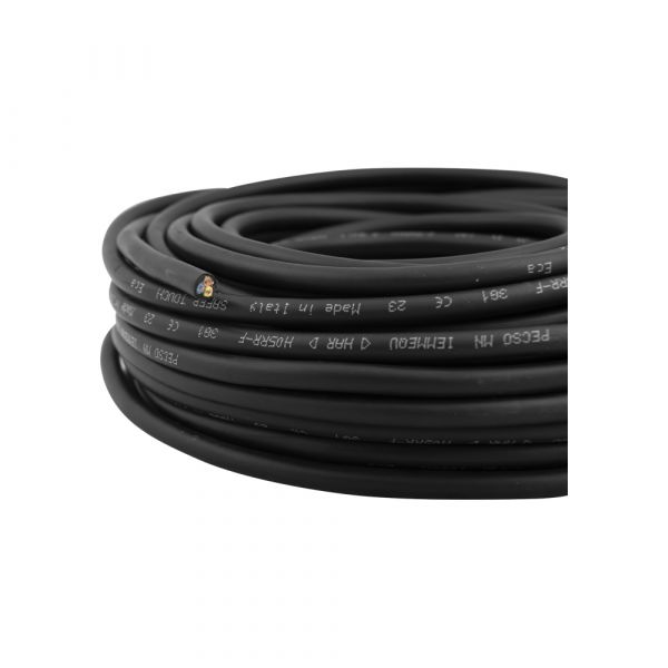 Afbeelding laden in galerijviewer, Neopreen kabel 3x1.0 zwart 20 meter.