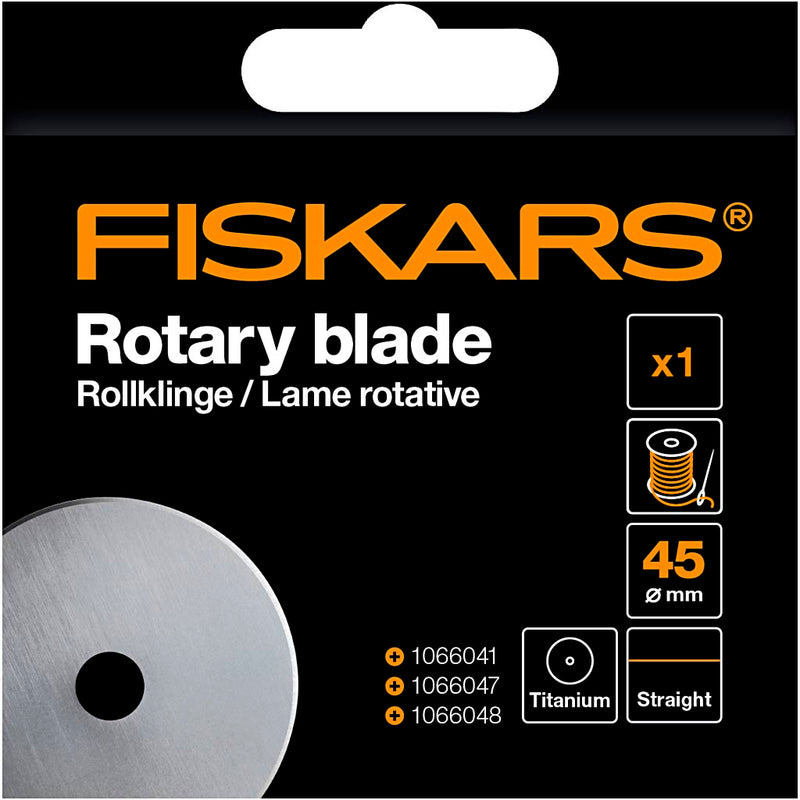 Load image into Gallery viewer, Fiskars rolmes reservemes - recht - ø45 mm - titanium