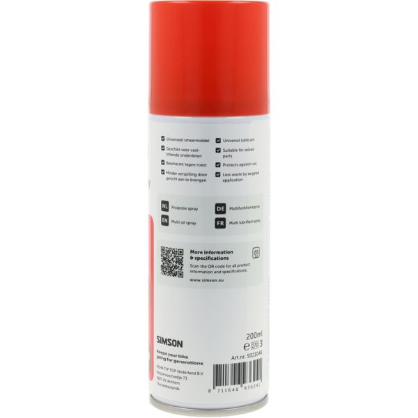Afbeelding laden in galerijviewer, Simson kruipolie spray 200ml