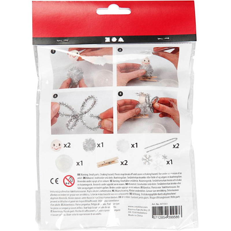 Load image into Gallery viewer, Creativ company mini creative kit engelen knijpers