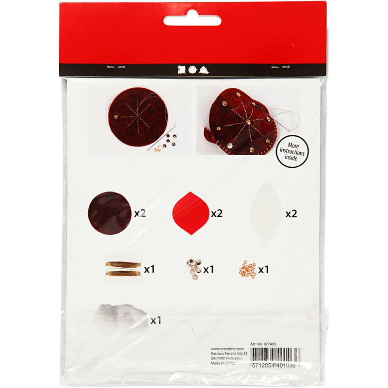 Afbeelding laden in galerijviewer, Https: www.cchobby.nl creative-mini-kit-ballen-van-vilt-h-9-5-10-15-cm-1-set