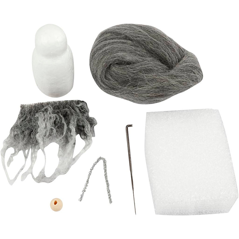 Afbeelding laden in galerijviewer, Https: www.cchobby.nl mini-hobbyset-kerst-gnoom-h-13-cm-grijs-mix-1-doos