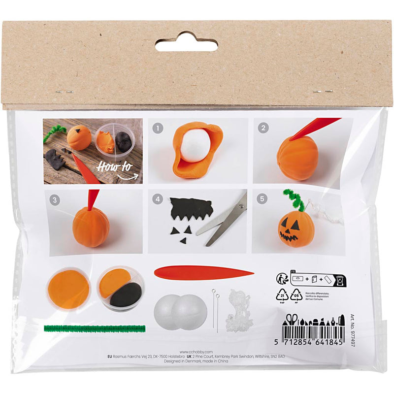 Afbeelding laden in galerijviewer, Https: www.cchobby.nl mini-hobbyset-boetseren-pompoen-1-doos