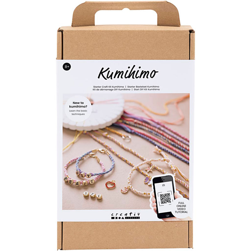 Load image into Gallery viewer, Creativ company https: www.cchobby.nl starter-hobbyset-kumihimo-vriendschapsarmband-1-doos