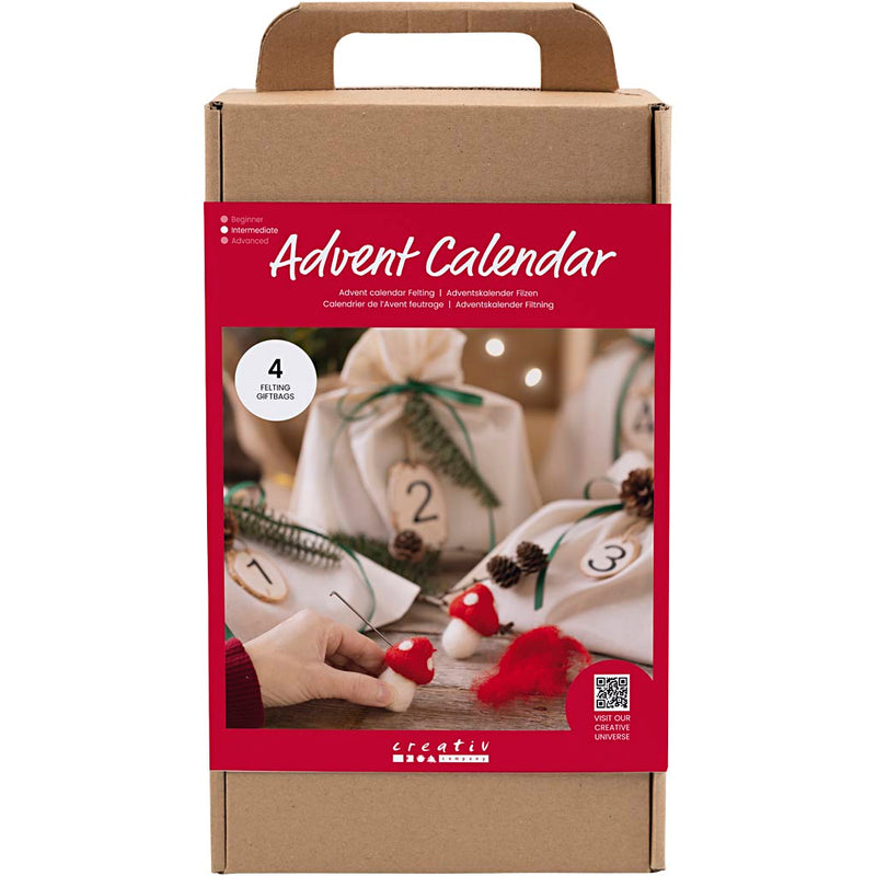 Afbeelding laden in galerijviewer, Https: www.cchobby.nl adventskalender-vilt-1-doos