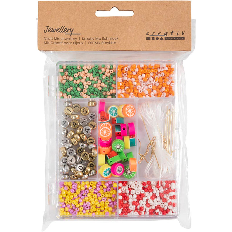 Afbeelding laden in galerijviewer, Https: www.cchobby.nl creatieve-box-sieraden-fruitmix-ca-1600-stuk-sterke-kleuren-1-doos