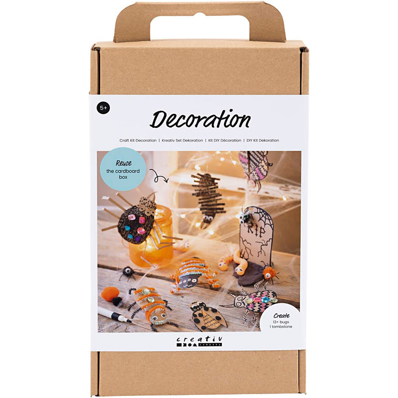 Afbeelding laden in galerijviewer, Https: www.cchobby.nl hobbyset-decoratie-insecten-wormen-en-grafstenen-diverse-kleuren-1-doos