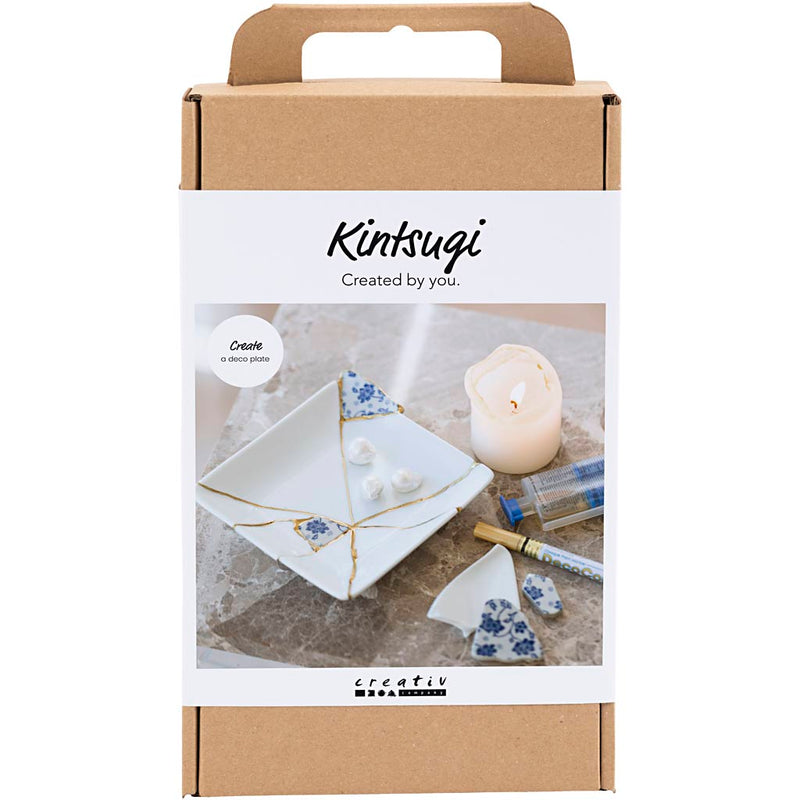 Load image into Gallery viewer, Https: www.cchobby.nl hobbyset-kintsugi-schaal-blauw-goud-wit-1-doos
