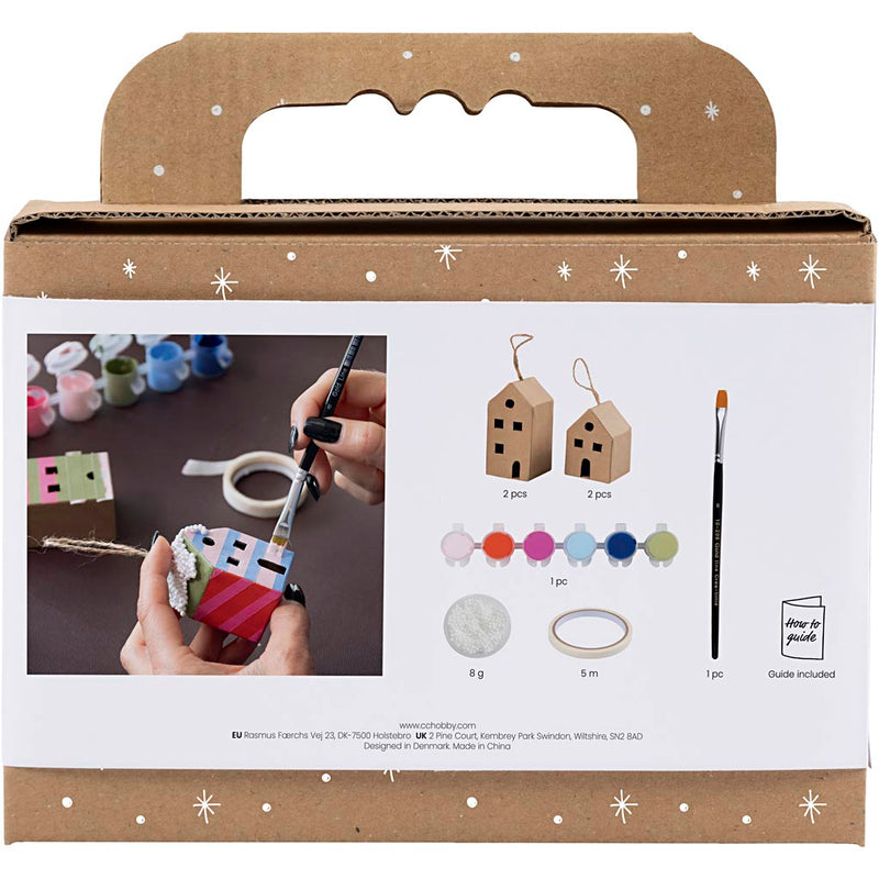 Load image into Gallery viewer, Creativ company mini hobbyset decoratie huizen kleurrijk
