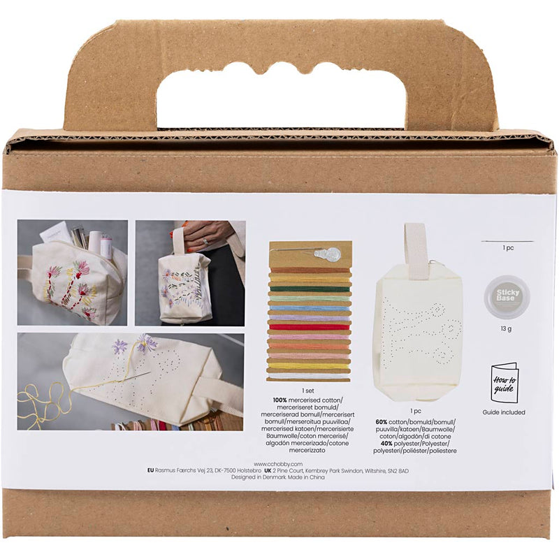 Load image into Gallery viewer, Creativ company mini hobbyset borduurwerk make-up tas