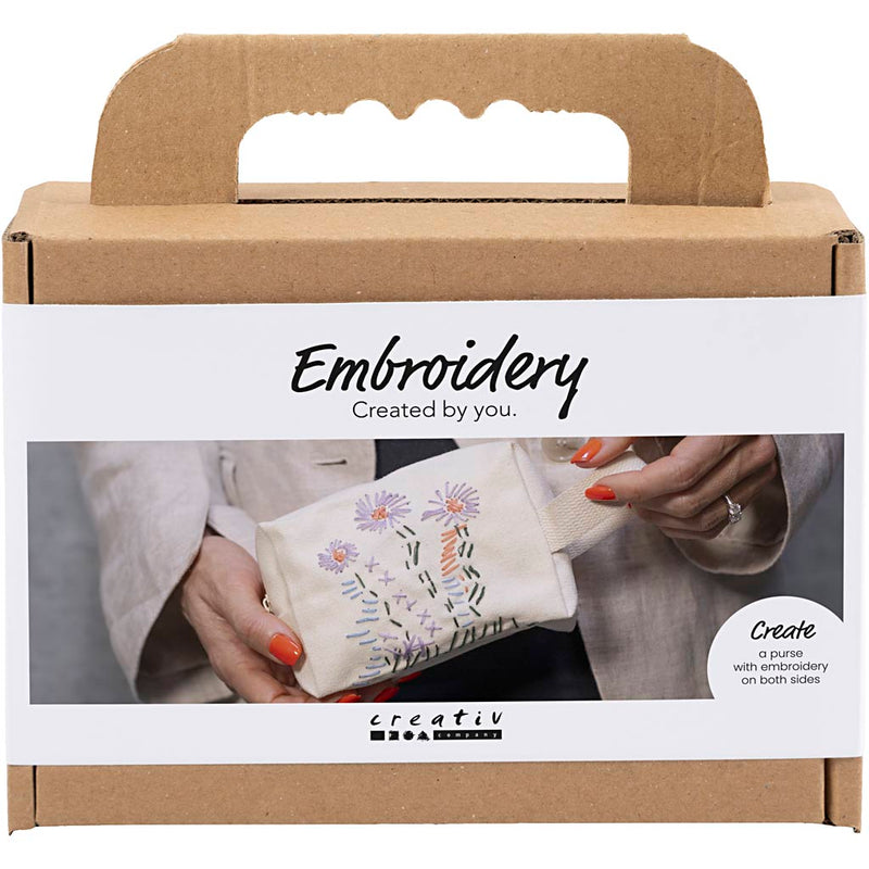 Load image into Gallery viewer, Creativ company mini hobbyset borduurwerk make-up tas