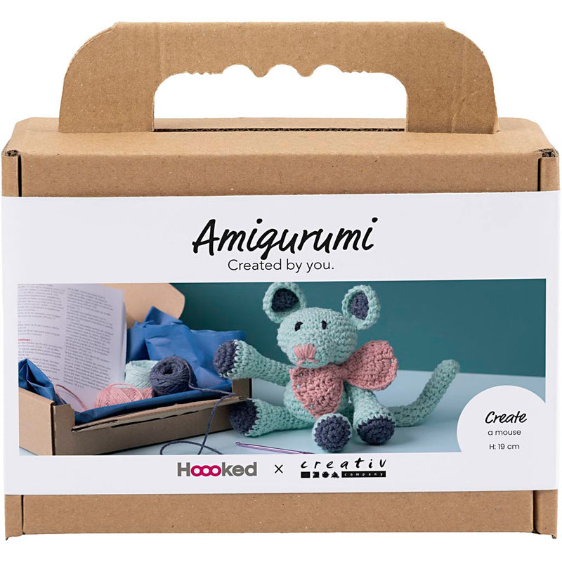 Load image into Gallery viewer, Creativ company hobbyset amigurumi muis