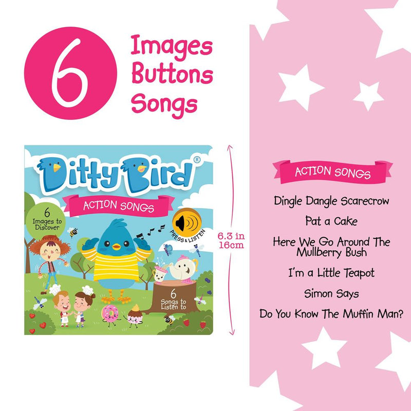 Load image into Gallery viewer, Ty geluidenboek 6: dit bird - action song