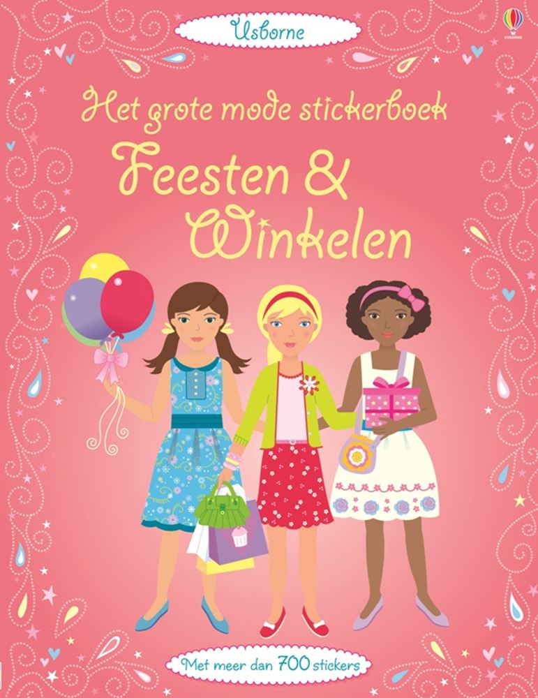 Afbeelding laden in galerijviewer, Grote mode stickerboek: feesten en winke