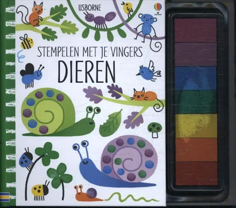 Load image into Gallery viewer, Wpg uitgevers stempelen met je vingers: dieren. 4+