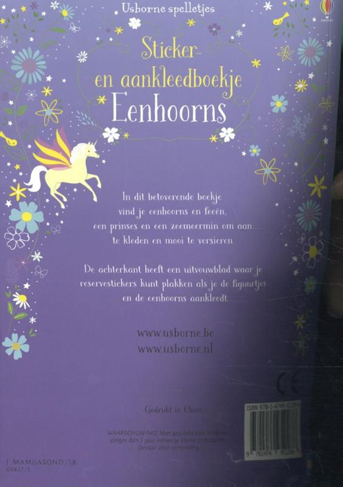 Load image into Gallery viewer, Wpg uitgevers sticker- en aankleedboekje eenhoorns