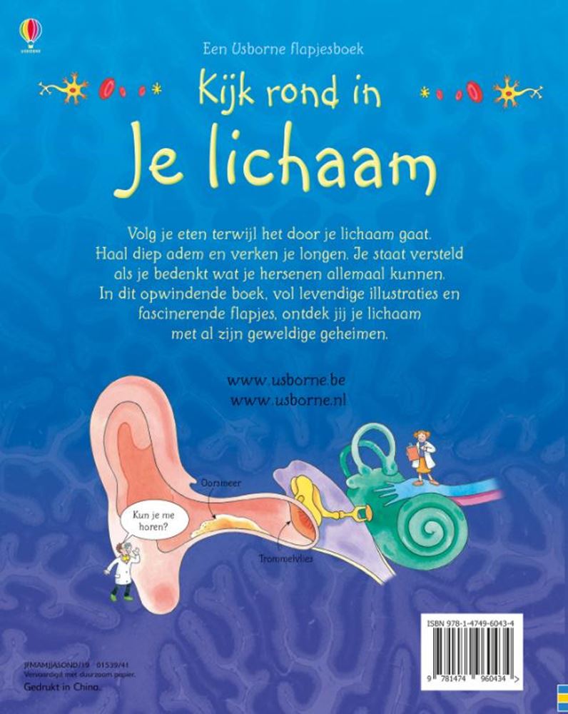 Load image into Gallery viewer, Wpg uitgevers kijk rond in je lichaam. 6+
