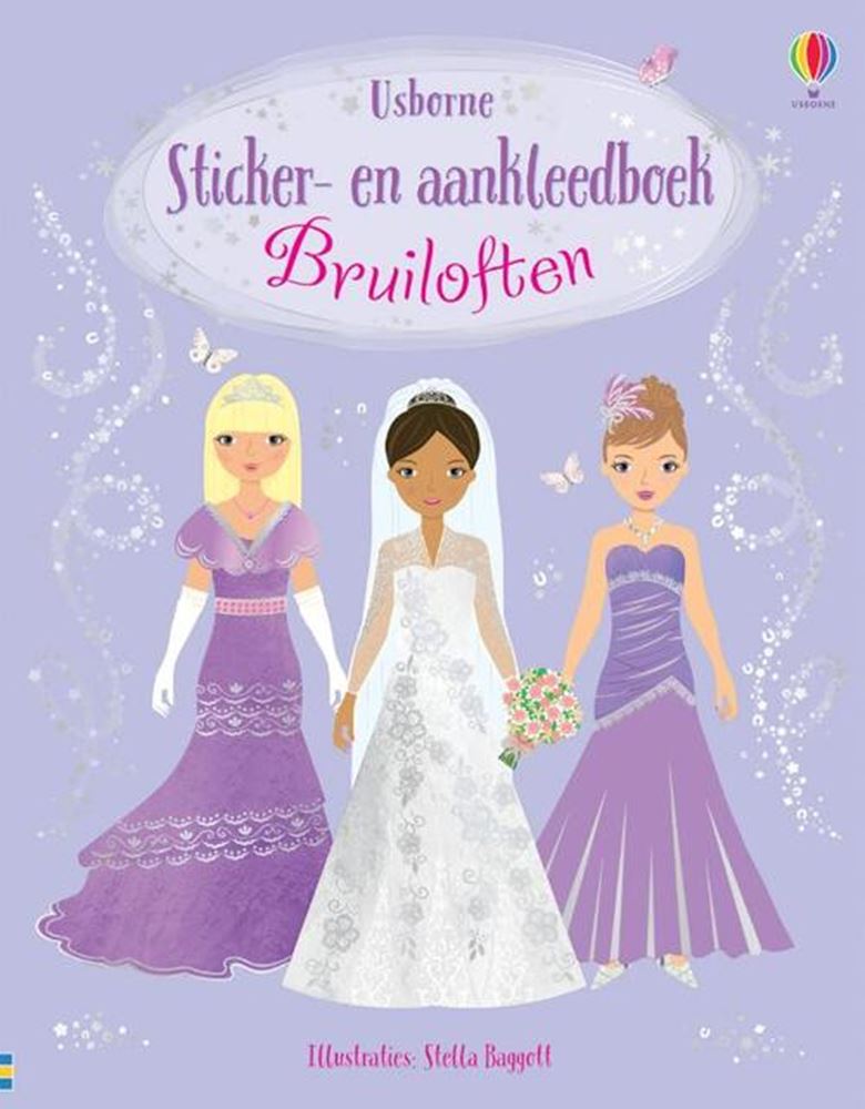 Load image into Gallery viewer, Sticker en aankleedboek bruiloften. 4+