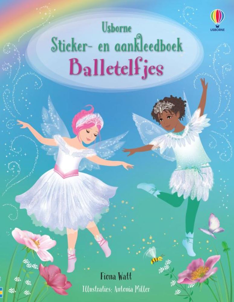Load image into Gallery viewer, Sticker en aankleedboekje balletelfjes.